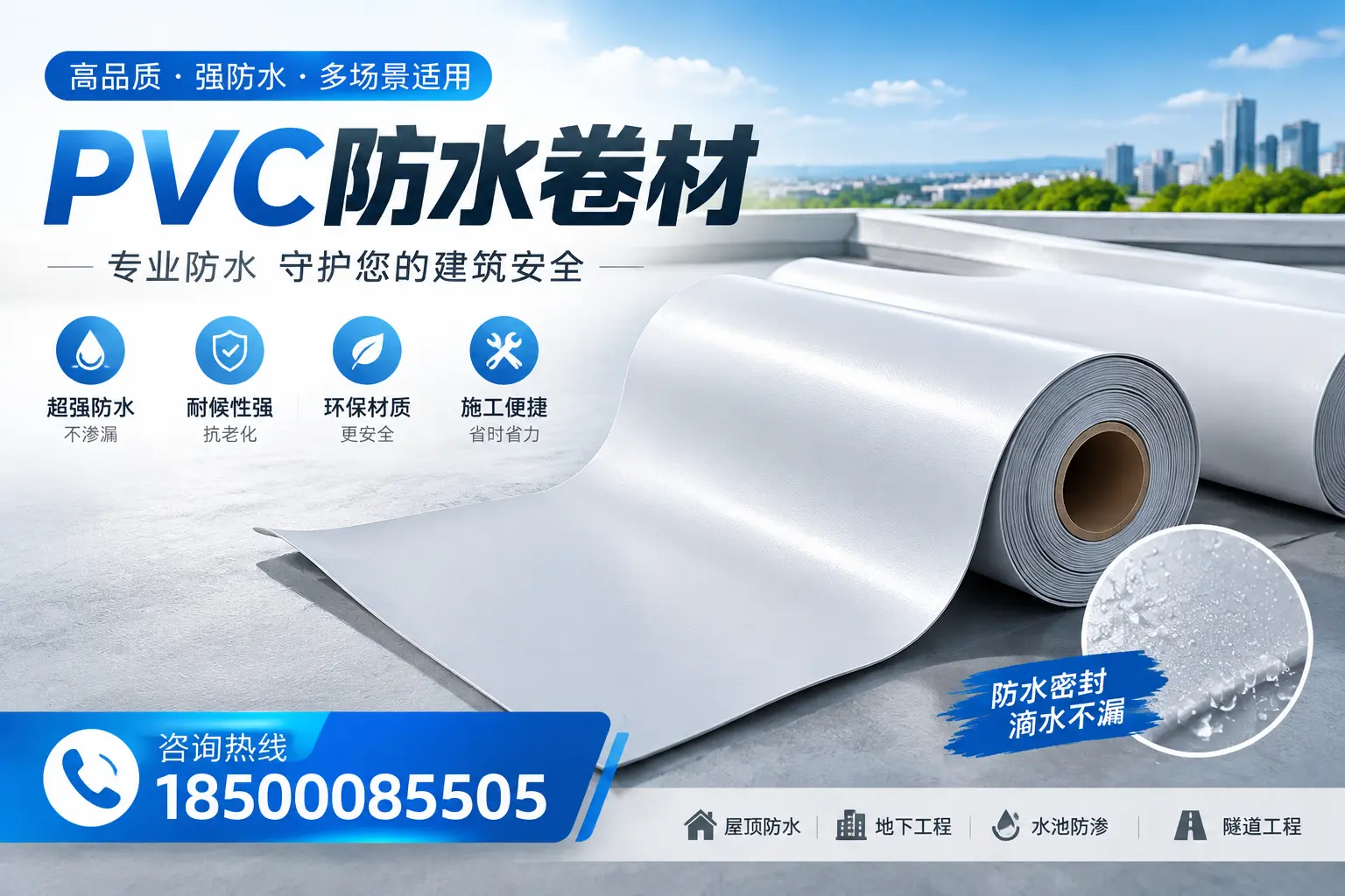 PVC防水卷材的市场竞争分析，湘西品牌选择参考
